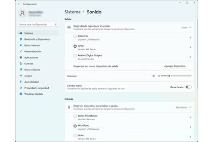Configuración de sonido; cuatro clics para llegar hasta ahí. En Windows 10 hacían falta dos