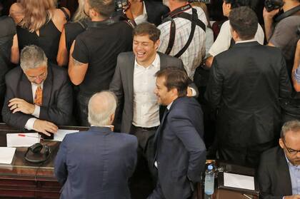 Axel Kicillof y Mariano Recalde