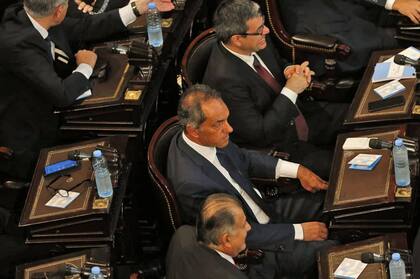 Daniel Scioli ocupó una banca