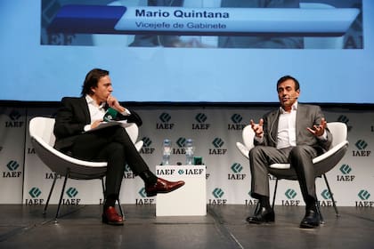 Quintana fue entrevistado por José Del Rio, secretario general de Redacción