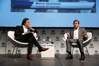 Quintana fue entrevistado por José Del Rio, secretario general de Redacción