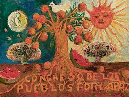 "Congreso de los pueblos por la paz", que no se había visto desde 1953, fue expuesto en Sotheby´s de Nueva York en junio de 2020