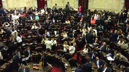 Congreso diputados Máximo Kirchner Lousteau Scioli Peña Rossi Montenegro