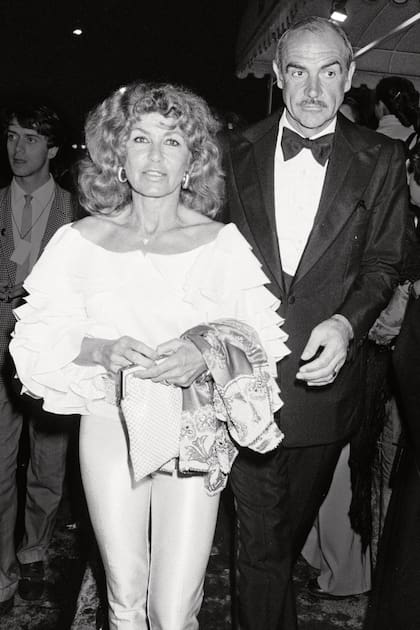 La pareja durante el Festival de Cannes de 1981