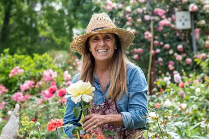 Connie Moreno Quintana es experta en rosas.