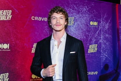 Connor Storrie en un evento de Más que rivales realizado en Toronto en noviembre del año pasado