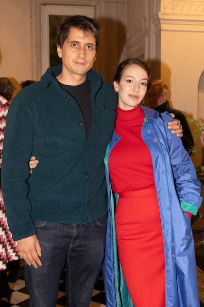 Conrado Simino y Elisa Insúa.