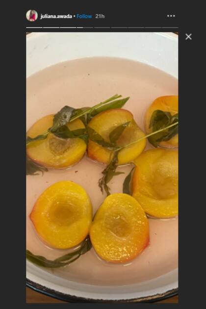 Conservas, panificados y platos con pescado fueron algunas de las recetas terminadas que pasaron por las historias de Instagram de la exprimera dama