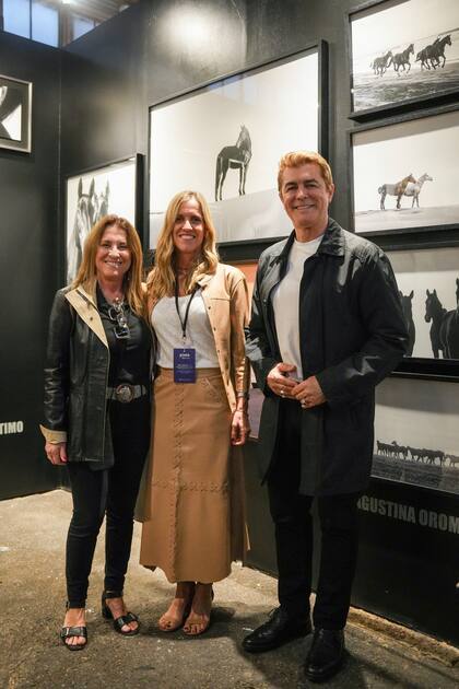 Constanza Feraud, Agustina Oromi y Gabriel Corrado