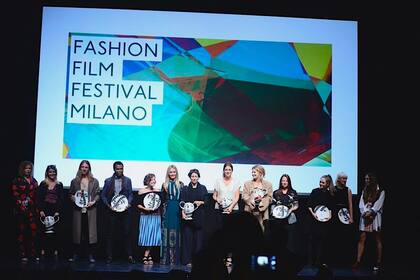 Constanza también organizó el Fashion Film Festival Milano