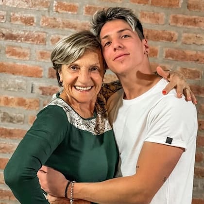 Consuelo Peppino junto a Agustín Reyero, quien fue su bailarín en el Bailando 2017