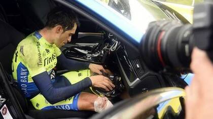 Contador abandonó el Tour