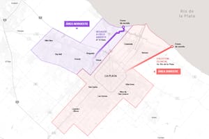 Una mancha oscura de desechos cloacales contamina las costas de La Plata