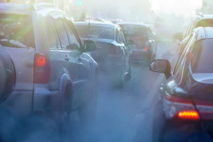 Contaminación por el humo de caños de escape
