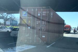 Conteiner en General Paz