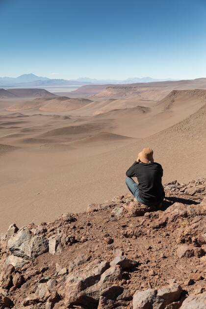Contemplando el Arizaro.