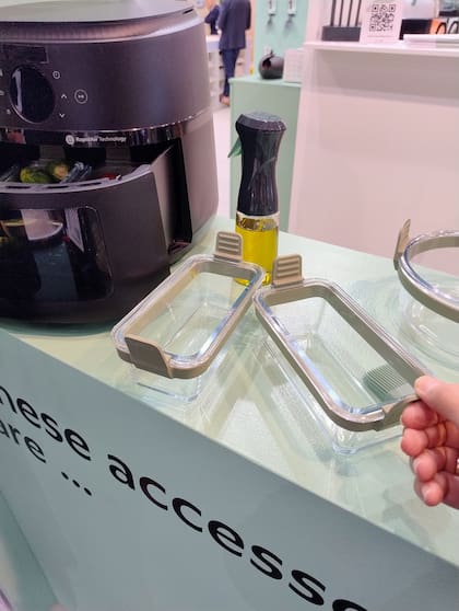 Contenedores de vidrio con el tamaño justo para la airfryer