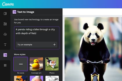 Contenido Mágico es una herramienta de Canva que funciona con IA