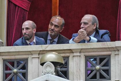 Funcionarios del Gobierno en los palcos