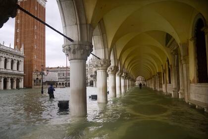 El "acqua alta" hizo estragos en hoteles, museos y demás edificios de la ciudad de la laguna y causó dos muertos.