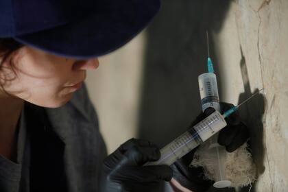 Continúan las tareas de refacción en la confitería El Molino