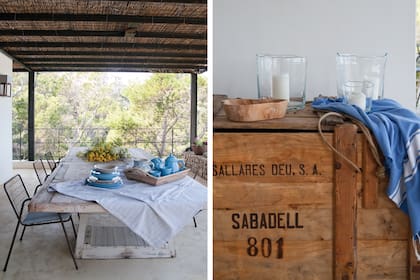 Saliendo por la cocina se llega al sector comedor de la galería. 