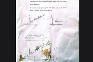 La Policía que se llevó a Machado encontró en su casa una copia del contrato de US$1 millón