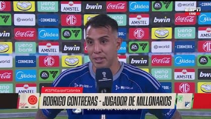Contreras, feliz con su golazo