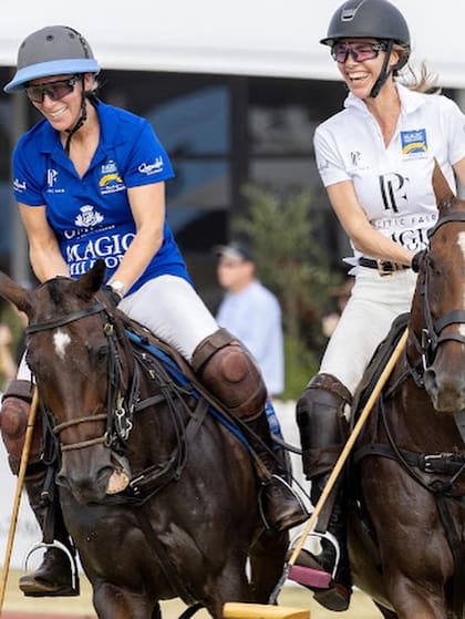 Contrincantes, Zara y Delfina en pleno partido