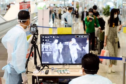 Control de temperatura en el aeropuerto de Kuala Lumpur