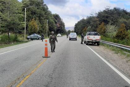 Controles de fuerzas de seguridad en la ruta