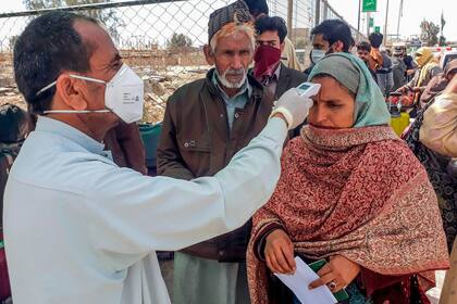 Control en la frontera entre Irán y Paquistán