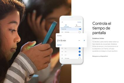 Controla el tiempo que los chicos usan tal o cual aplicación, una clave de Google Family Link