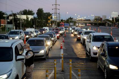 Controles a la altura de San Isidro