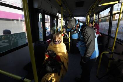 También se reforzaron los controles de permisos de circulación en los colectivos