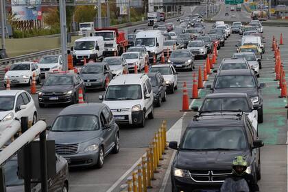 Controles en la autopista Illia