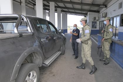 Controles en la frontera entre Uruguay y Brasil