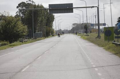 Prácticamente no hay circulación de vehículos hacia la costa atlántica