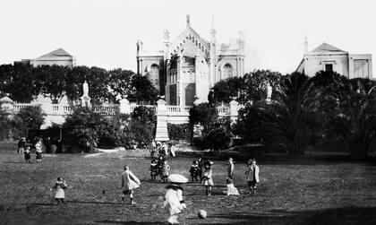 Convento construido entre 1716 y 1732, que dominaba la vista de Plaza Alvear