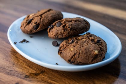 Cookie de chocolate de La Terraza de la Carbonera