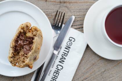 Cookie de vainilla, Nutella y frutos secos de Gontran Cherrier