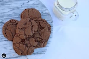 Cookies con masa para brownies