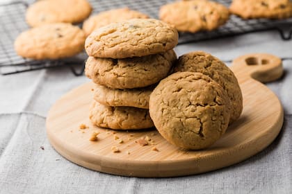 Cookies proteicas de pasta de maní
