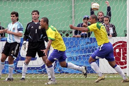 La frustración ante Brasil en la Copa América 2004