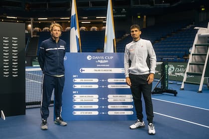 Copa Davis, en Espoo: Emil Ruusuvuori y Pedro Cachin abrirán la serie Finlandia vs. Argentina