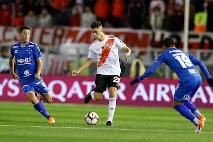 Martínez Quarta y una salida con presencia ante Cruzeiro, por la Copa Libertadores 2019