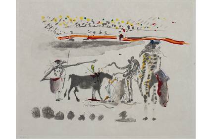 Copia de Dali´ Tauromaquia surrealista .Los papagayos JPG