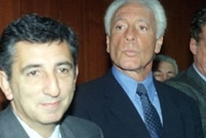 El abogado Alejandro Melik y su entonces cliente, Guillermo Cóppola