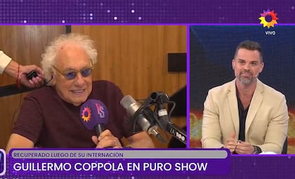 Coppola llevó tranquilidad sobre su estado de salud (Foto: El Trece)