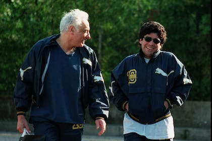 Coppola y Maradona juntos